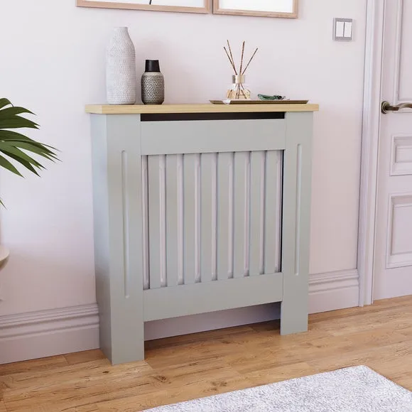 Return - Vida Designs Arlington Radiator Cover, Grey Small 6