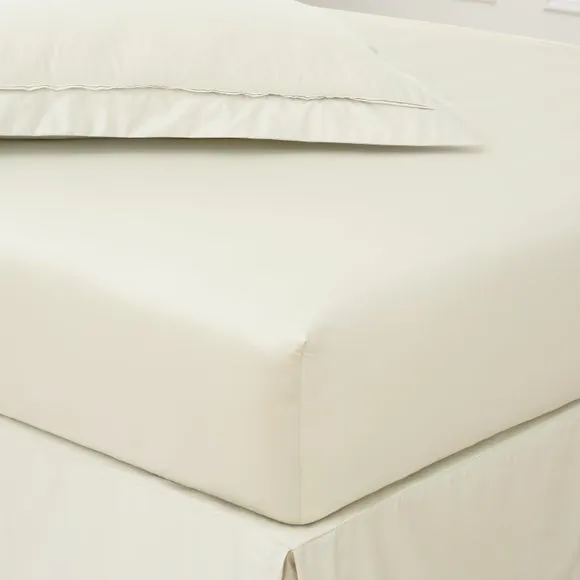 Dorma Luxurious & Silky 500 Thread Count 100% Cotton Sateen Fitted Sheet 1