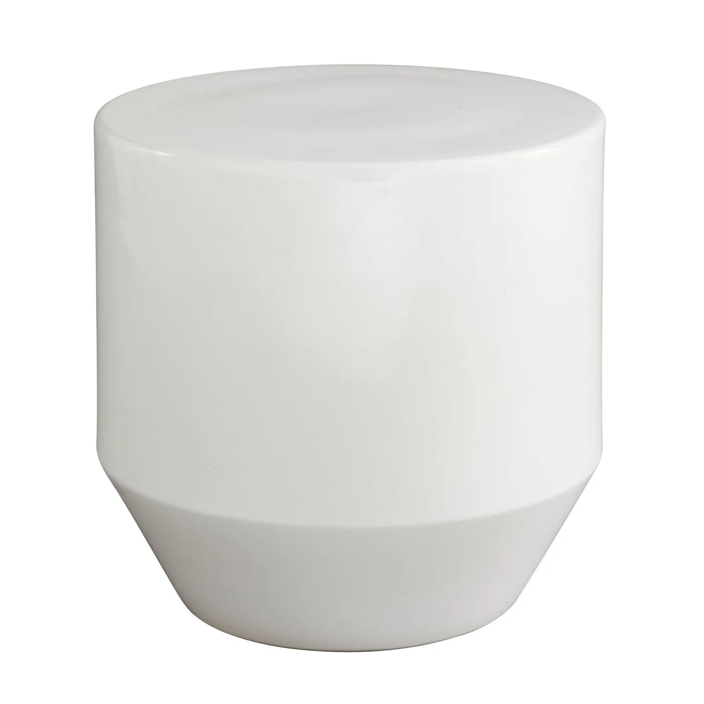 Ligne Roset Soixante 3 Stone Enamalled White Occasional Table