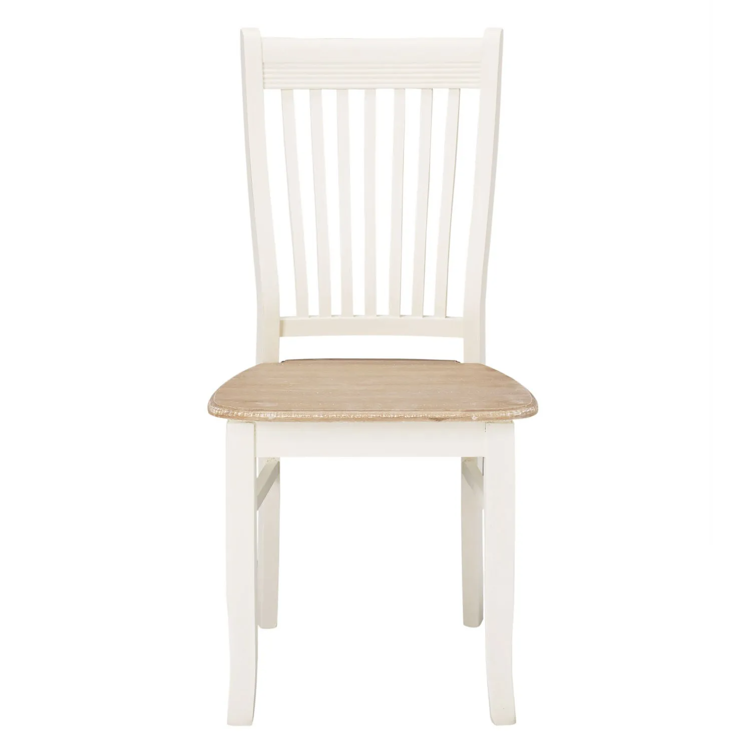 Juliette Pair of White Dining Chairs White