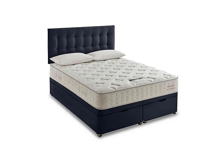 Revitalise Refresh 800 Ottoman Divan Set - King Size - Smooth Velvet Maritime