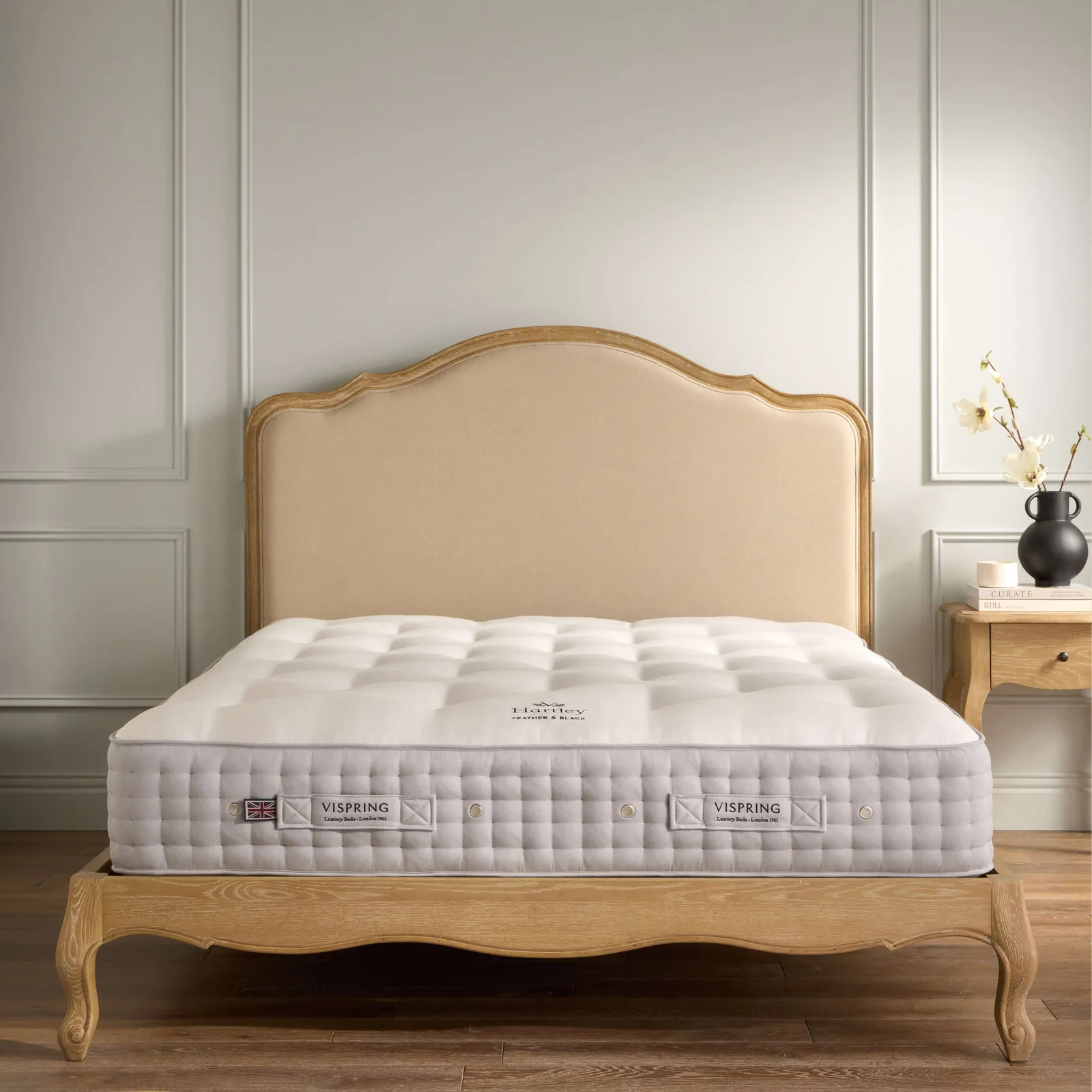 Vispring Hartley Mattress, Super King - Single Tension Mattress, Soft