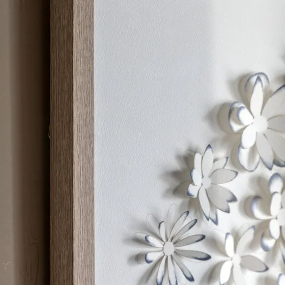 Cedar and Sage Floral Detail Framed Wall Art 3