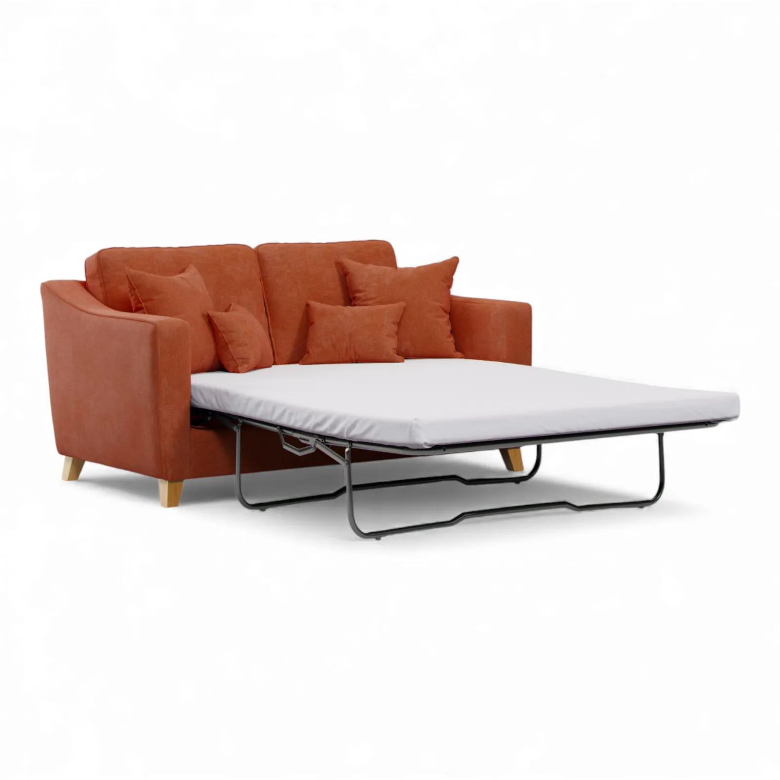 The Great Sofa Company Jackson Chenille Sofa Bed in Terracotta 3