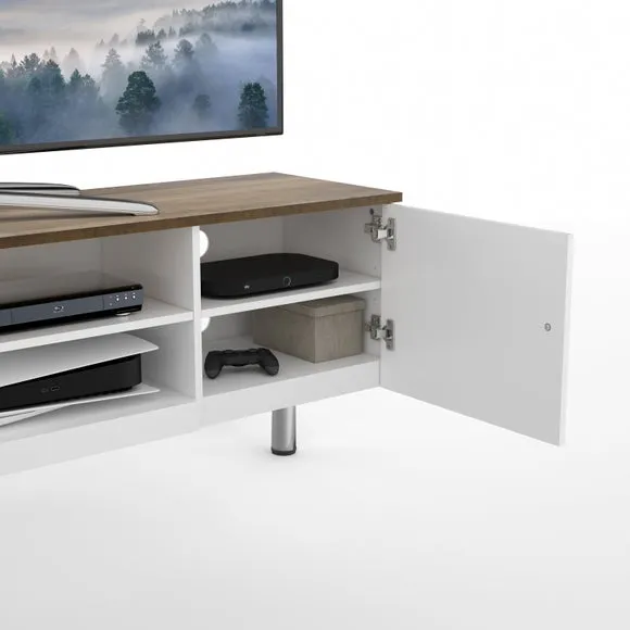 AVF White Sands Wide TV Stand for TVs up to 60” 5