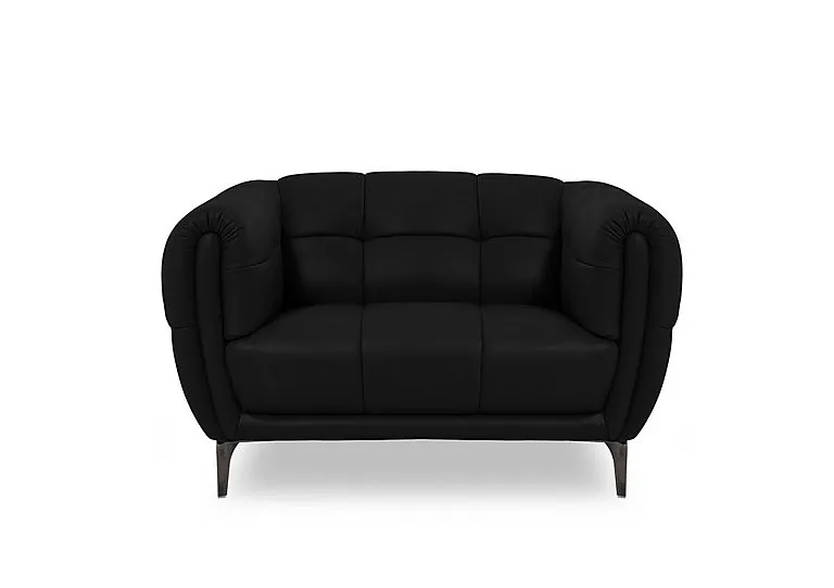 Sienna NC Leather Cuddler Chair