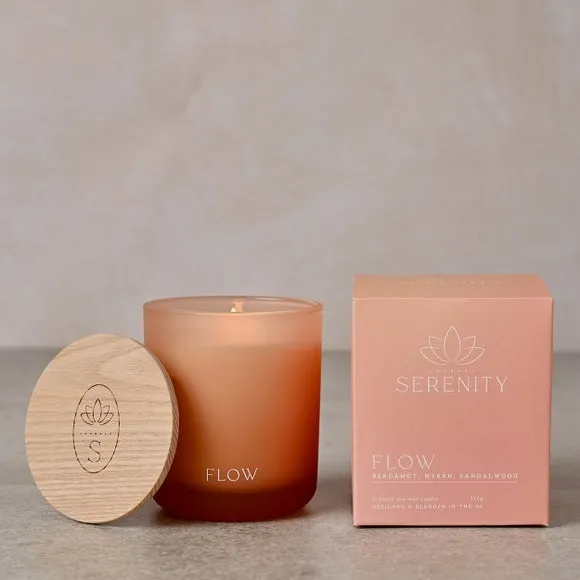 Serenity Flow Bergamot Myrrh & Sandalwood Candle 2