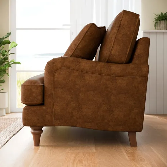 Beatrice II Relaxed Faux Leather 2 Seater Sofa 3