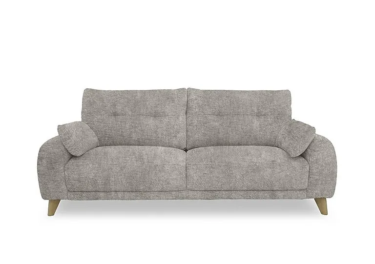 Malmo Fabric 3 Seater Sofa - Grey