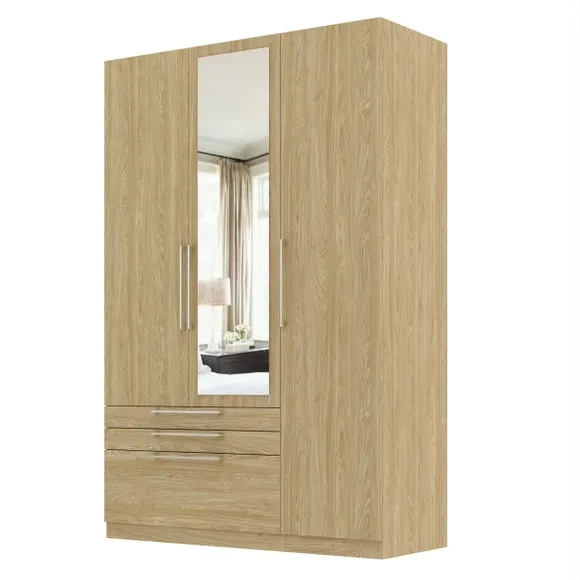 Foster Triple 3 Drawer Wardrobe 6