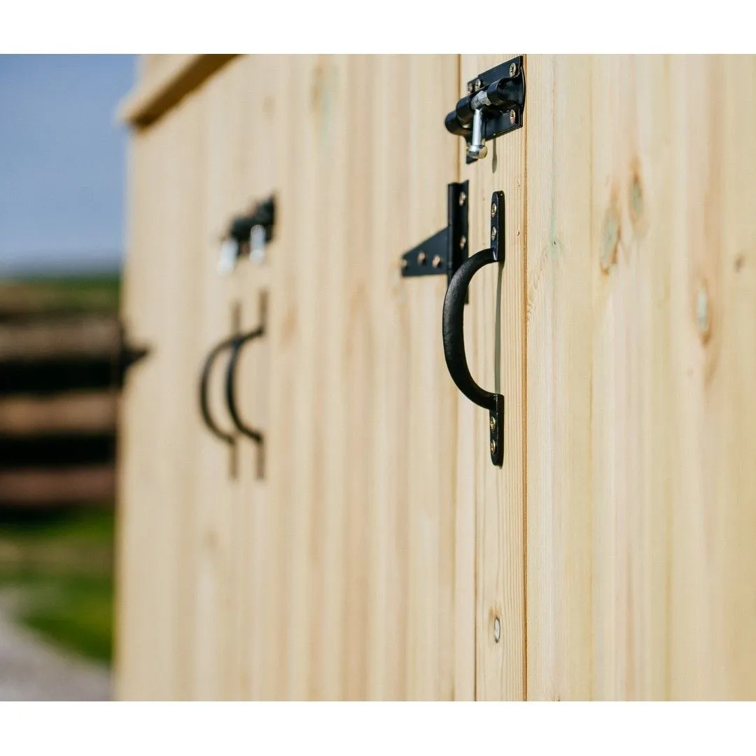 Buttercup Farm Chatburn Bin Store, Fits 2x 180L/240L Wheelie Bins & 2x Boxes in Brown 6