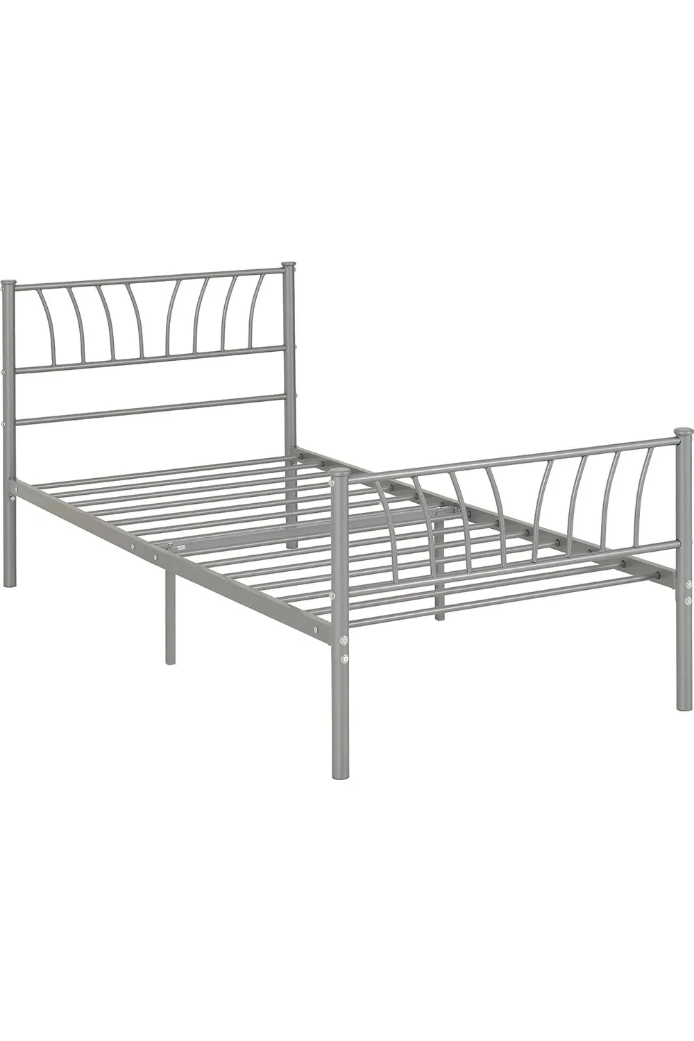 Seconique Harlow 3' Single Bed in Silver 3