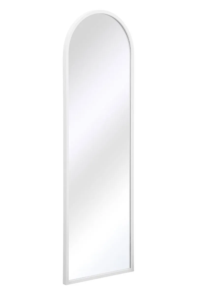MirrorOutlet White Framed Arched Window Leaner/Wall Mirror 63" X 21" (160x53M) 6
