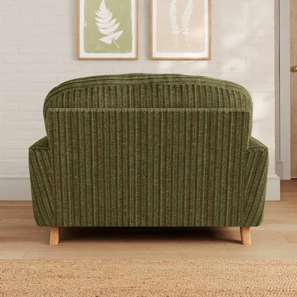 Martha Chunky Chenille Stripe Snuggle Sofa 2