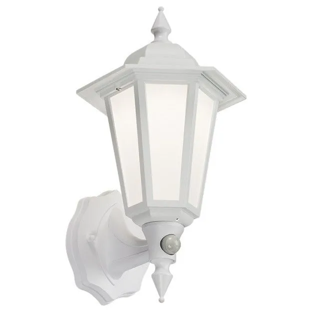 Netlighting LED Wall Lantern with PIR White 230V IP54