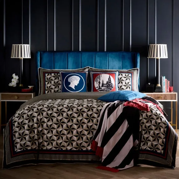 Laurence Llewelyn-Bowen Hero 100% Cotton Duvet Cover & Pillowcase Set 5