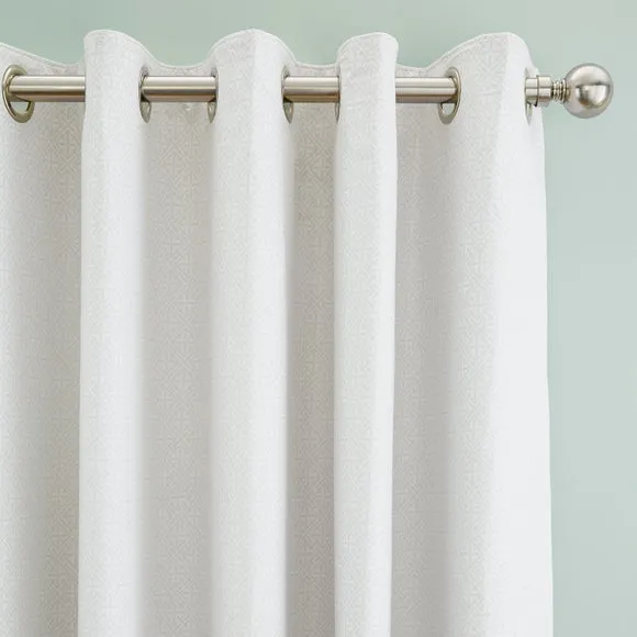 Ditsy Bird Polycotton Blackout Eyelet Curtains