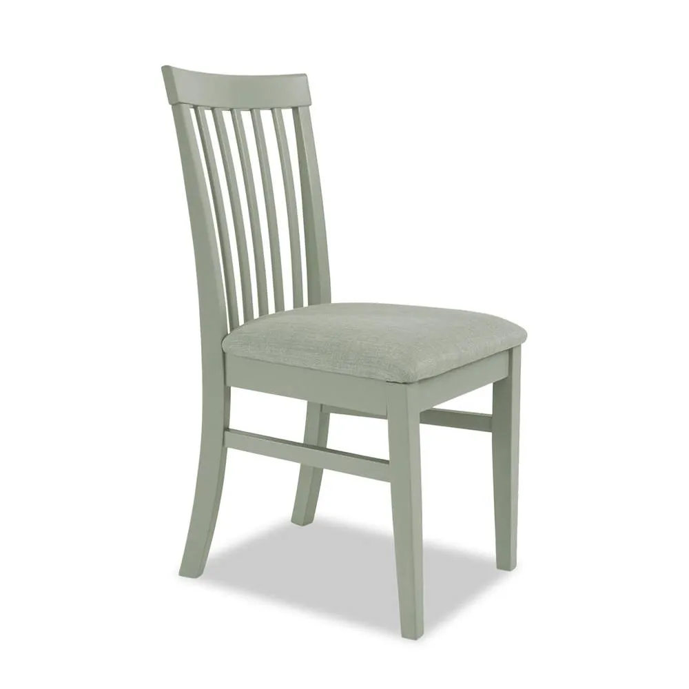 Statement Furniture Florence Highback Upholstered Chairs Set of 4 in Light Green 3