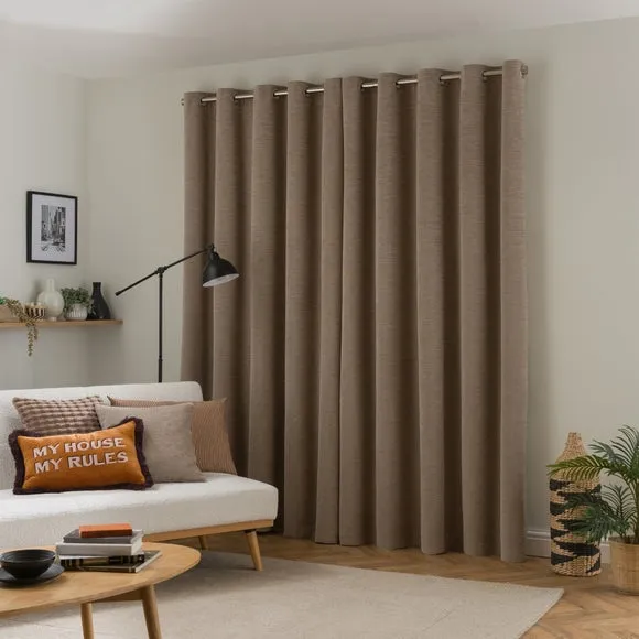 Genoa Chenille Blackout Eyelet Curtains 4