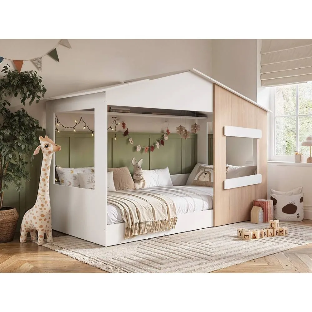 Flair Dreamland Montessori House Bed in White 1