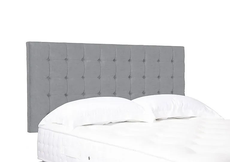 Artisan Collection Dot Standard Strutted Headboard - Single - Aston Silver