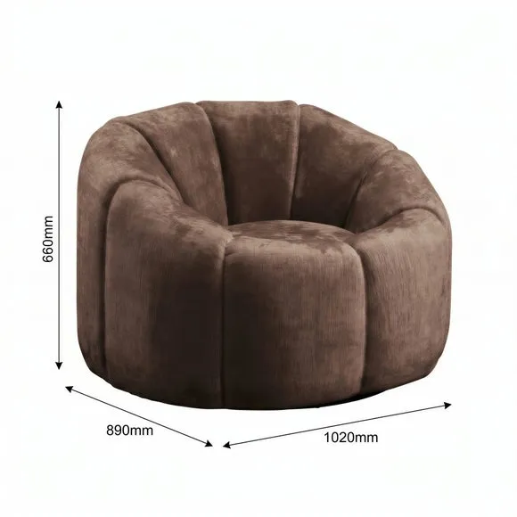 Neo Chenille Swivel Chair 6