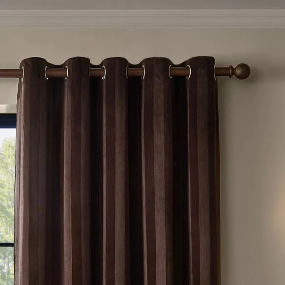 Paoletti Regency Stripe Eyelet Curtains 1