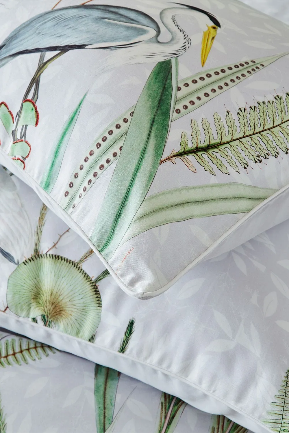 Paoletti Aaliyah Botanical 100% Cotton Duvet Cover Set 4