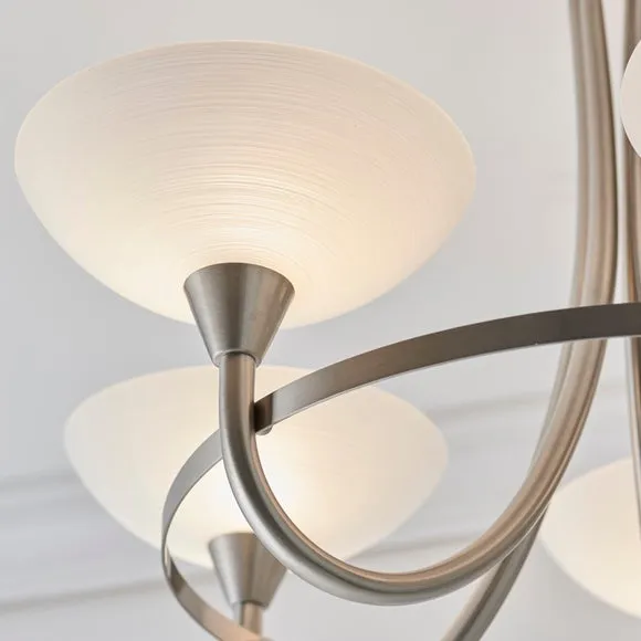 Vogue Cagney 5 Light Semi Flush Ceiling Light 6