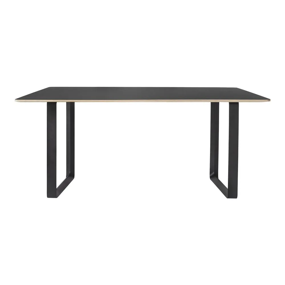 Muuto 70/70 Table 170 x 85cm in Black with Black Legs 2
