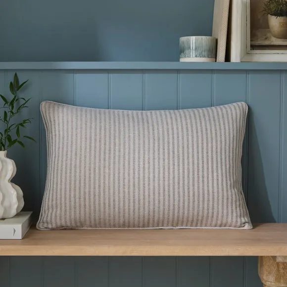 Churchgate Herringbone Striped Rectangle Cushion