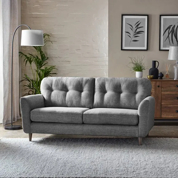 Sven Tonal Weave 3 Seater Sofa 3