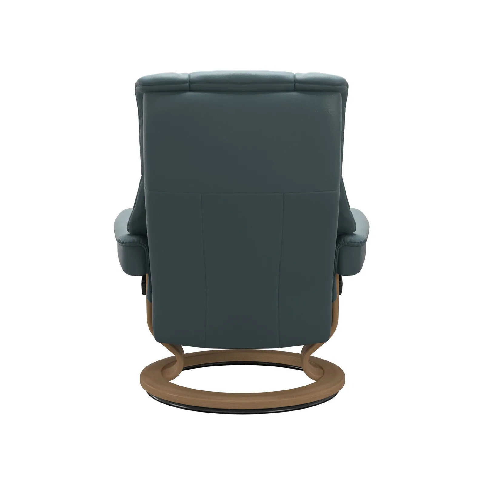 Stressless Mayfair Large Classic Recliner Chair & Footstool Leather | Barker & Stonehouse 4