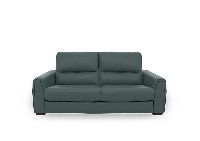 Flex Leather 2 Seater Sofa - BV Lake Green