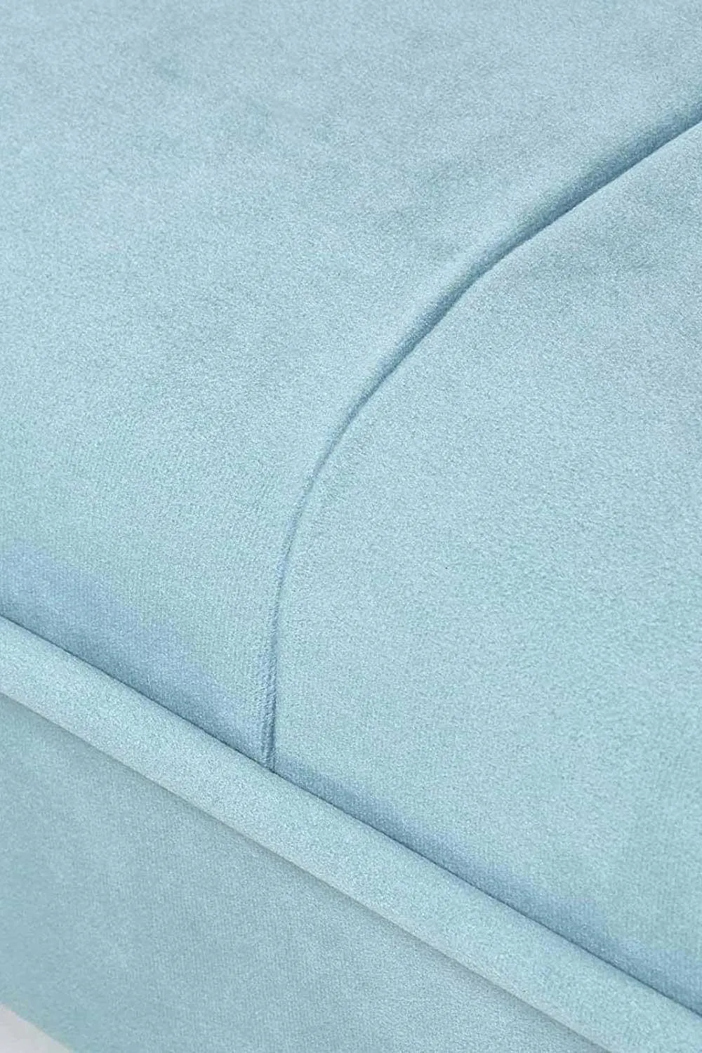 Homescapes Laurie Velvet Click Clack Sofa Bed in Blue 5