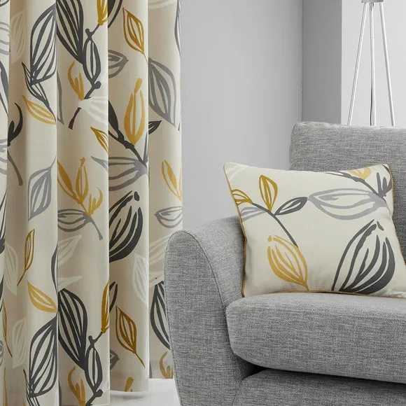 Ensley Floral Cotton Square Filled Cushion 2