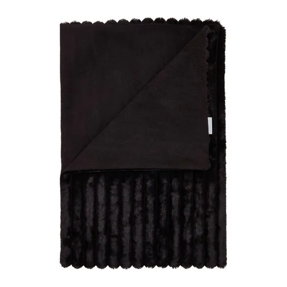 Cosy Ribbed Throw Blanket 130cm x 170cm 3
