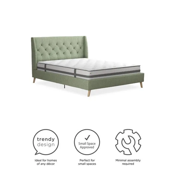 Novogratz Her Majesty Bed, Linen 5