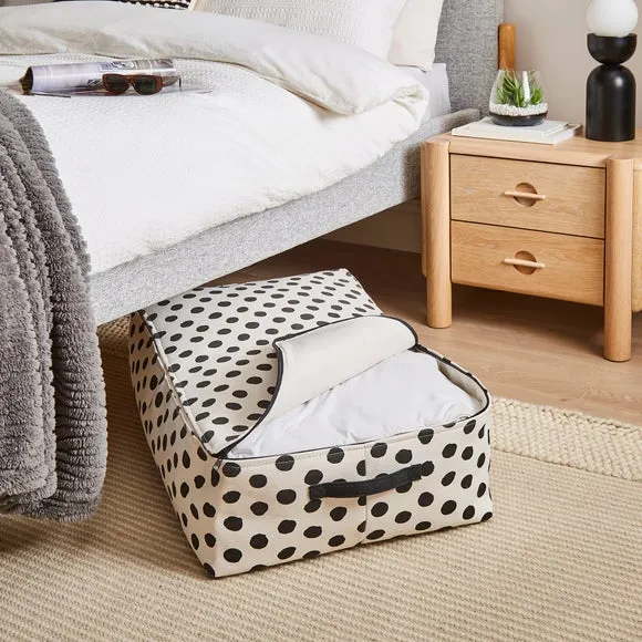 Polka Dot Underbed Storage Bag 2