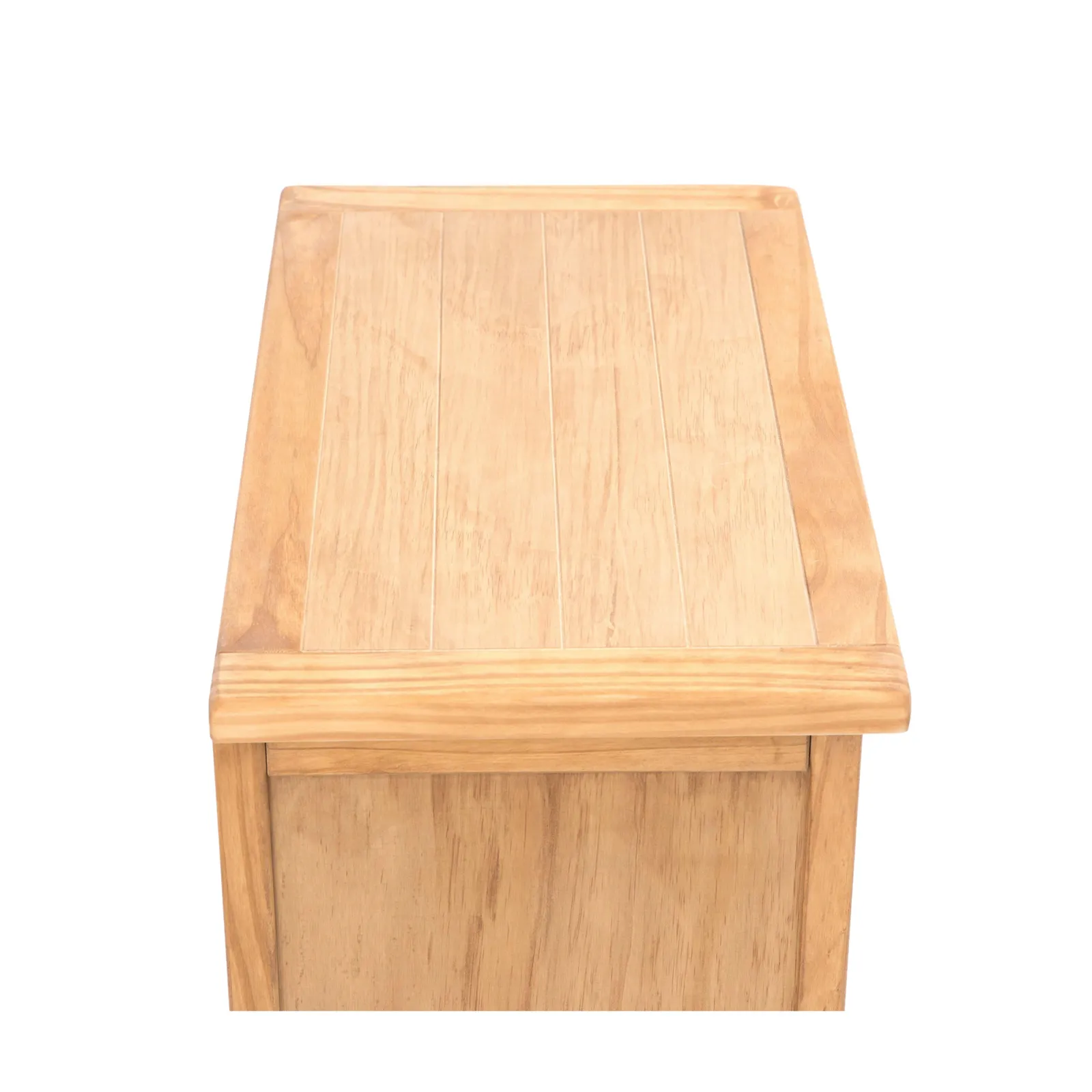 Cabinet Bits Lugo 4 Drawer Chest of Drawers Wood Knob in Light Brown 5