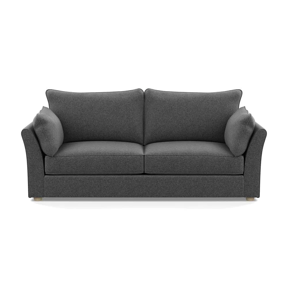 Heal's Tailor 4 Seater Sofa Melton Wool Granite Natural Beech Feet 1