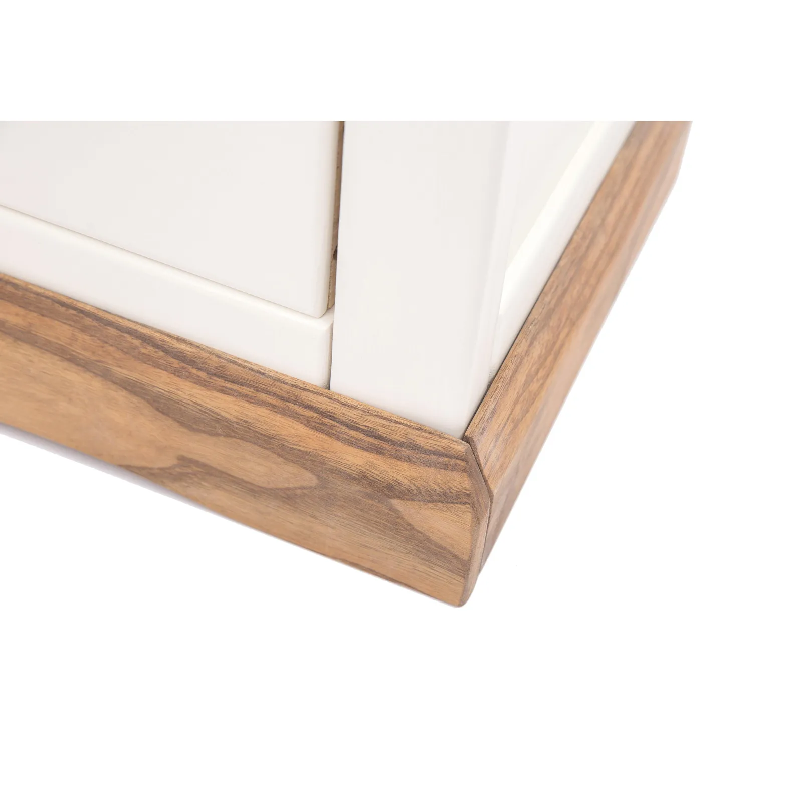 Cabinet Bits Bookcase with plinth 90x90x30cm in Off-White 5