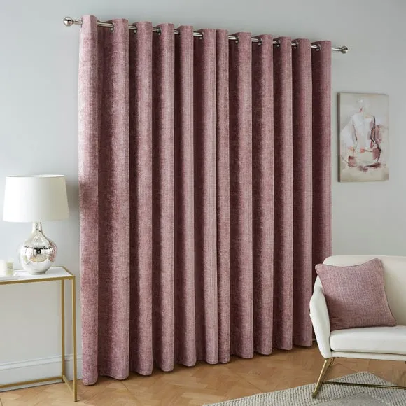 Cashton Chenille Heavyweight Eyelet Curtains 4