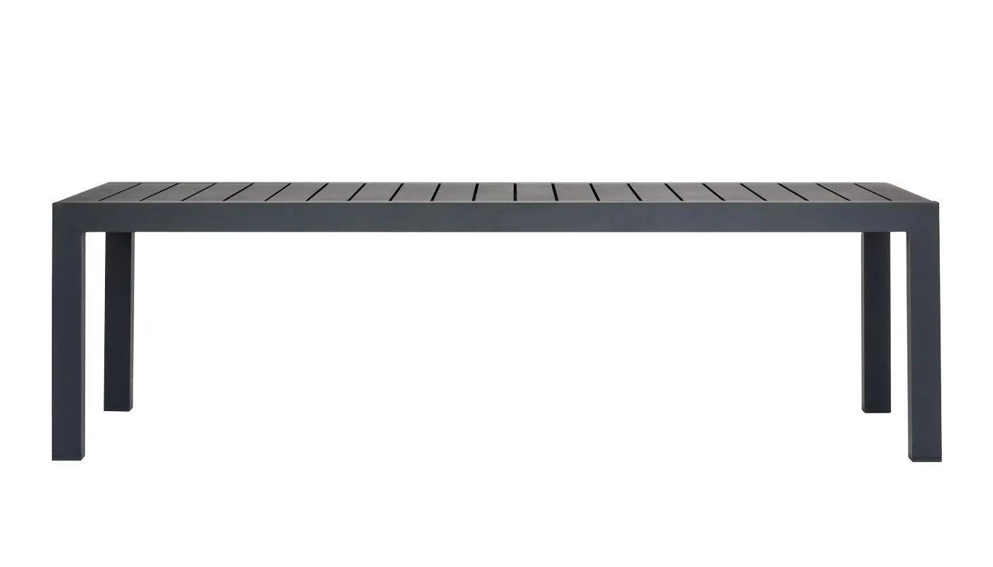 Case Eos Outdoor Bench in Black