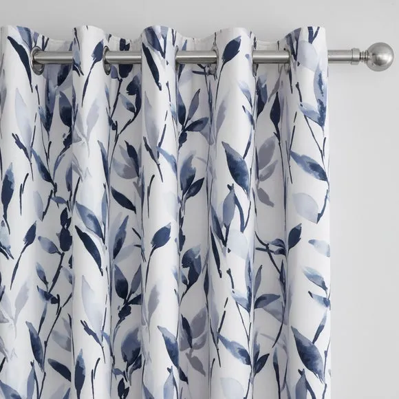 Zen Blackout Eyelet Curtains 1