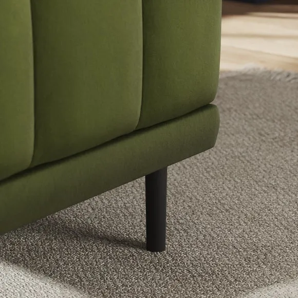 Amali Small Dining Bench, Matte Plush Velvet 4