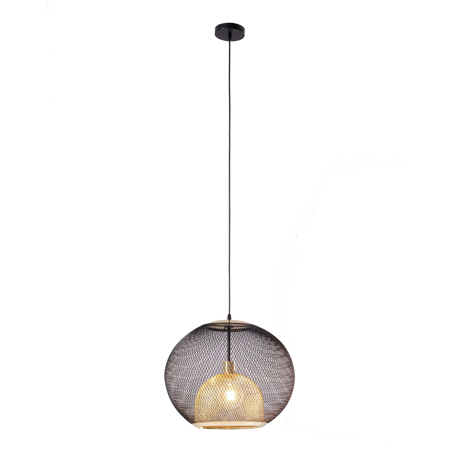 Duo Dome Pendant Light, Black Metal | Barker & Stonehouse 2