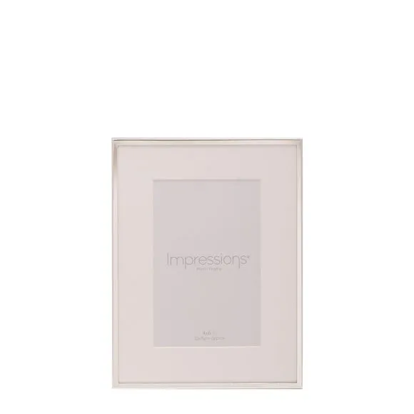 Impressions Silver Plated Metal Photo Frame 3