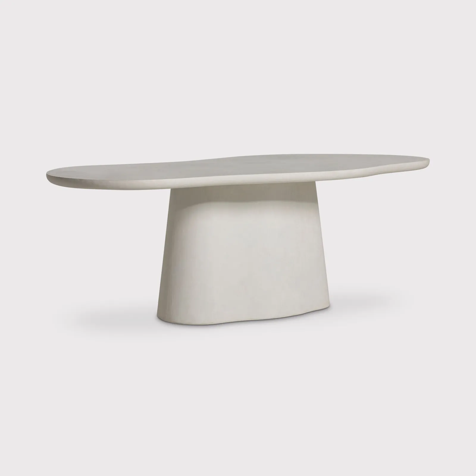 Capella Dining Table 220X110X77Cm, Round, White Wood | Barker & Stonehouse