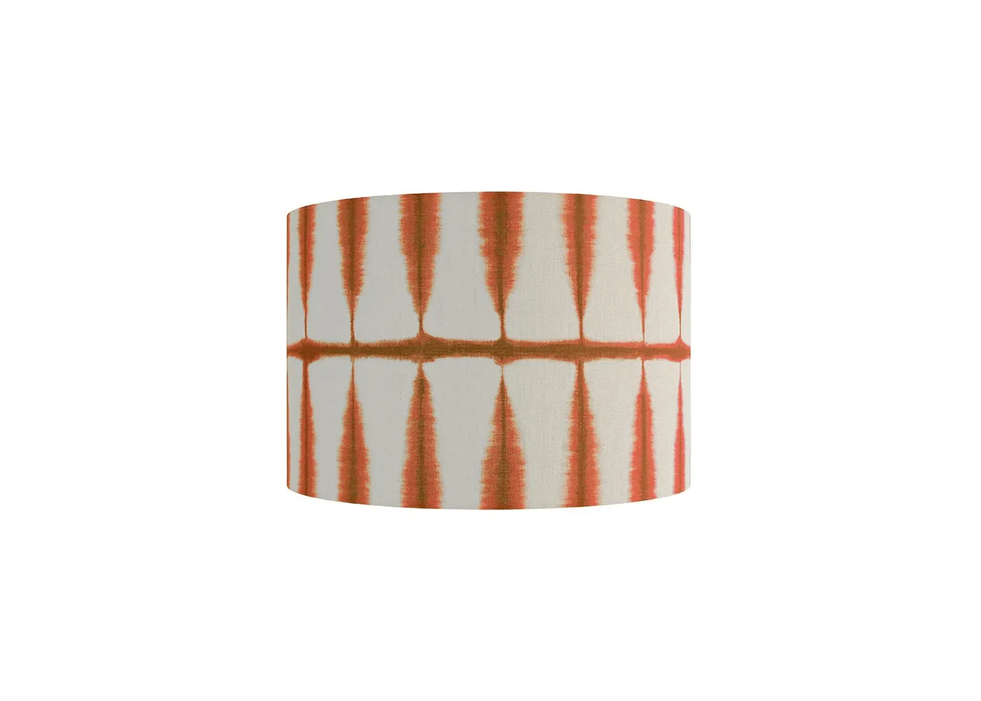 Shropshire Shades Shibori Lampshade Chilli Linen 46 x 30cm 1
